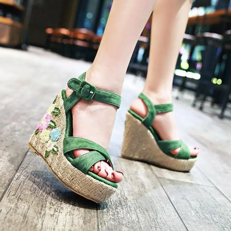 Clear Heels Clogs Wedge Beige Heeled Sandals 2023 Summer Espadrilles Platform Med Sale Of Women's Shoes Black High Medium High-h