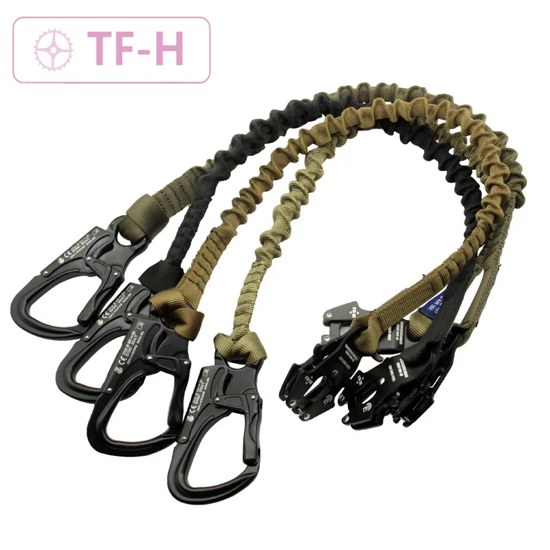 Airborne Catch Seal Quick Release Elastic Safety Rope Double End Draping  Buckle Type Functional version load-bearing 25KN