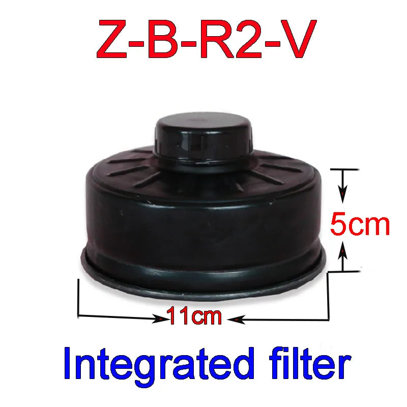 87タイプガスマスク古典的なスタイルの高品質人工呼吸器フルマスク天然ゴムZ-B-R2-V化学フィルター保護マスク