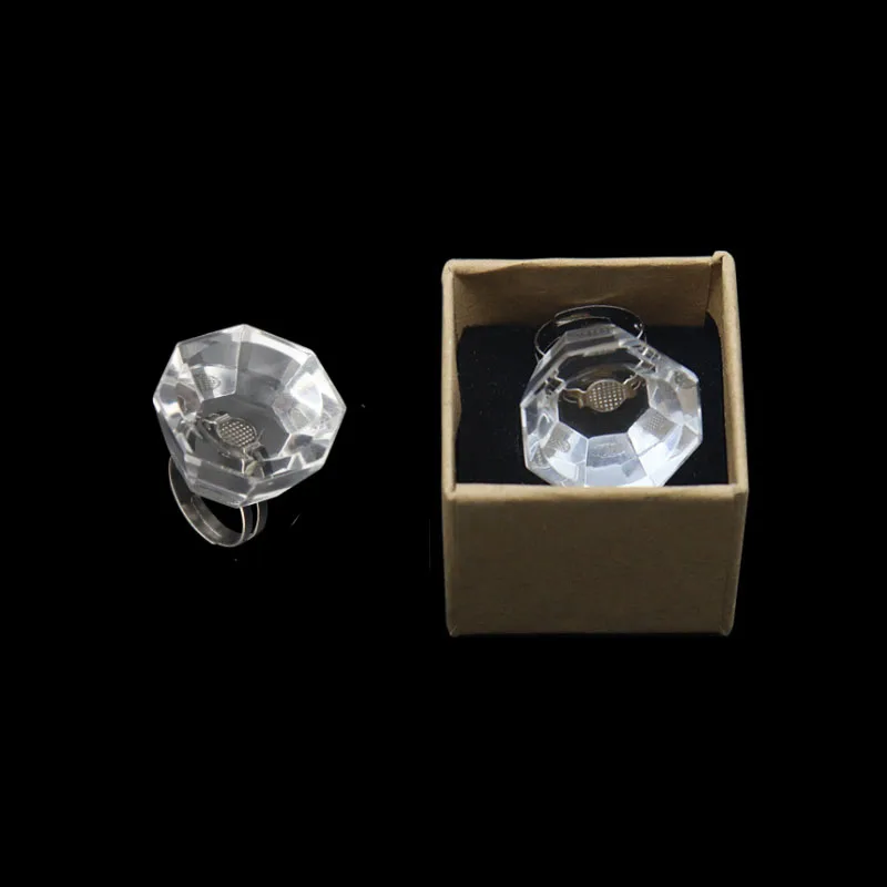 Kristall Kleber Ring Einstellbare Klebstoff Palette Ring Wimpern Verlängerung Kleber Halter Klebstoff Wimpern Palette Halter