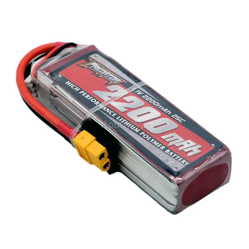 

FMS part 11.1V 3S 2200mAh 25C LiPO Battery XT60 plug for RC Airplane Warbird Sporter Trainer