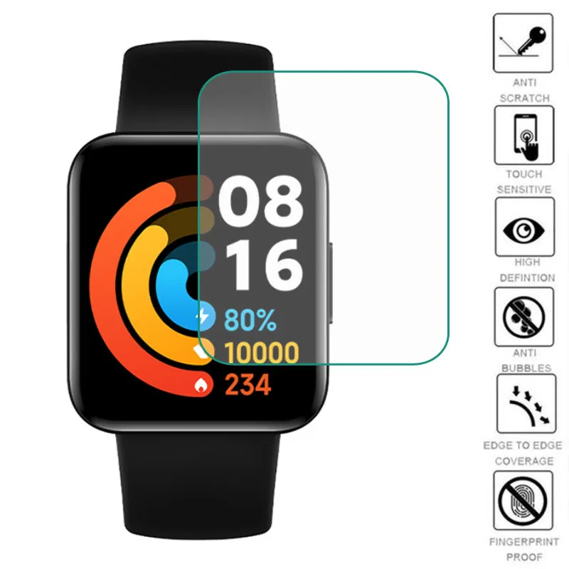 5pcs Weiche TPU Schutz Film Für Xiaomi Redmi Uhr 2/Mi Uhr Lite 2 Full Screen Protector Abdeckung watch2 Smartwatch Zubehör