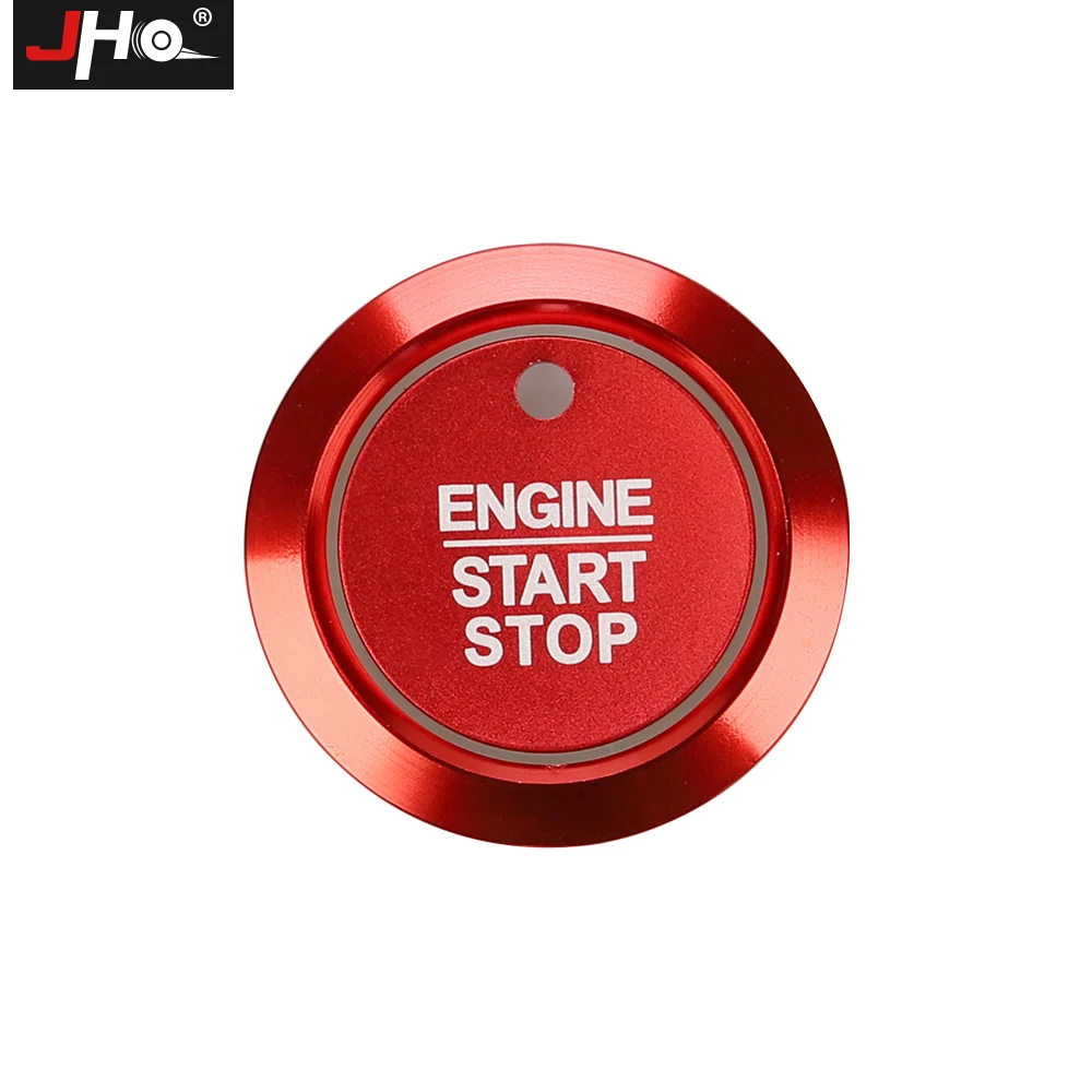 

JHO Car Engine Start Stop Switch Button Overlay Cover Trim For Ford F150 RAPTOR 2015-2020 2019 2018 2017 XLT Limited Accessories