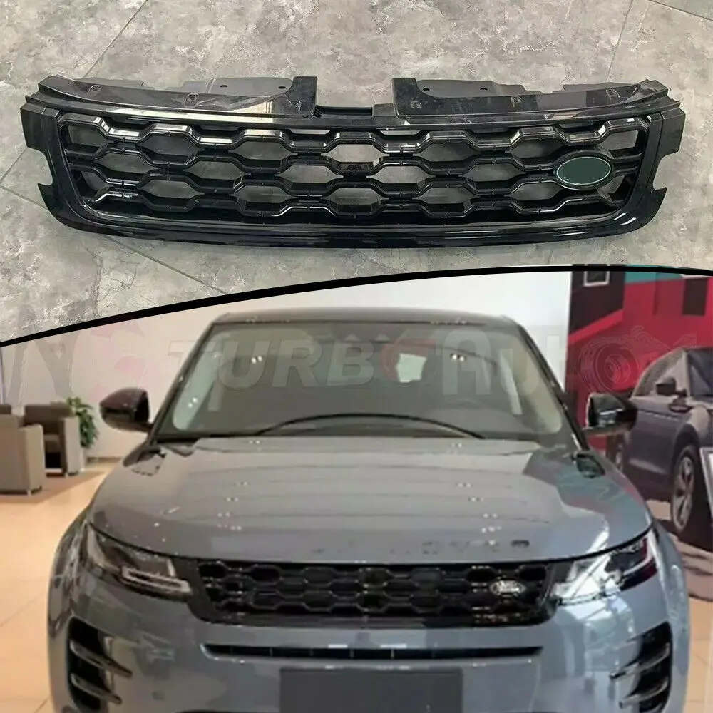 Fits for Range Rover Evoque 2020 2021 L551 Front Grille Mesh Grill Vent Trim car modification