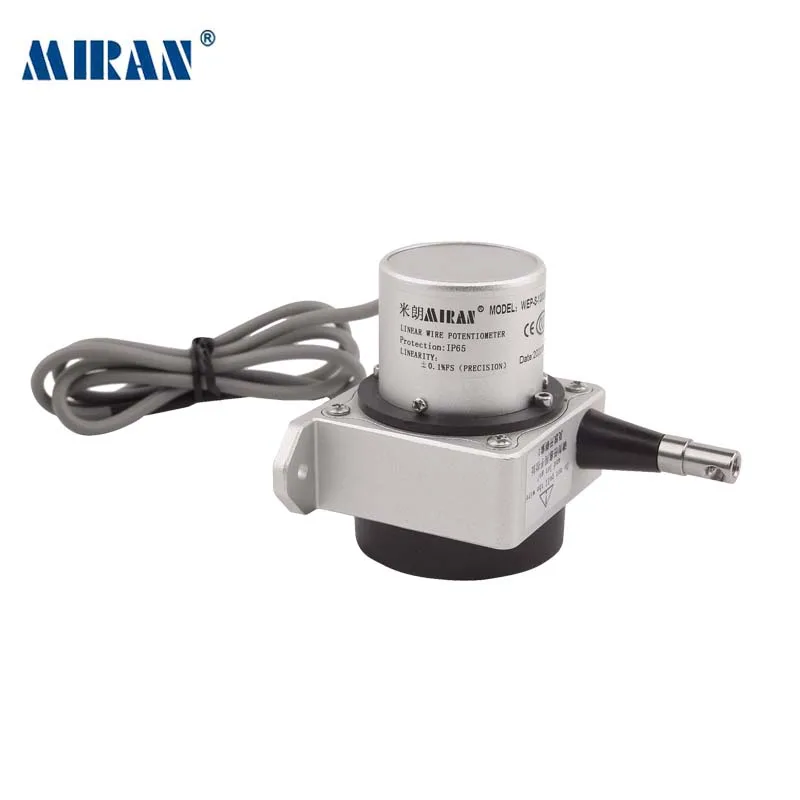 Miran Draw Wire Potentiometer Transducer For Distance Measure WEP-S 100-1000mm Packing Machinery Used Absolute Pull Rope Encoder