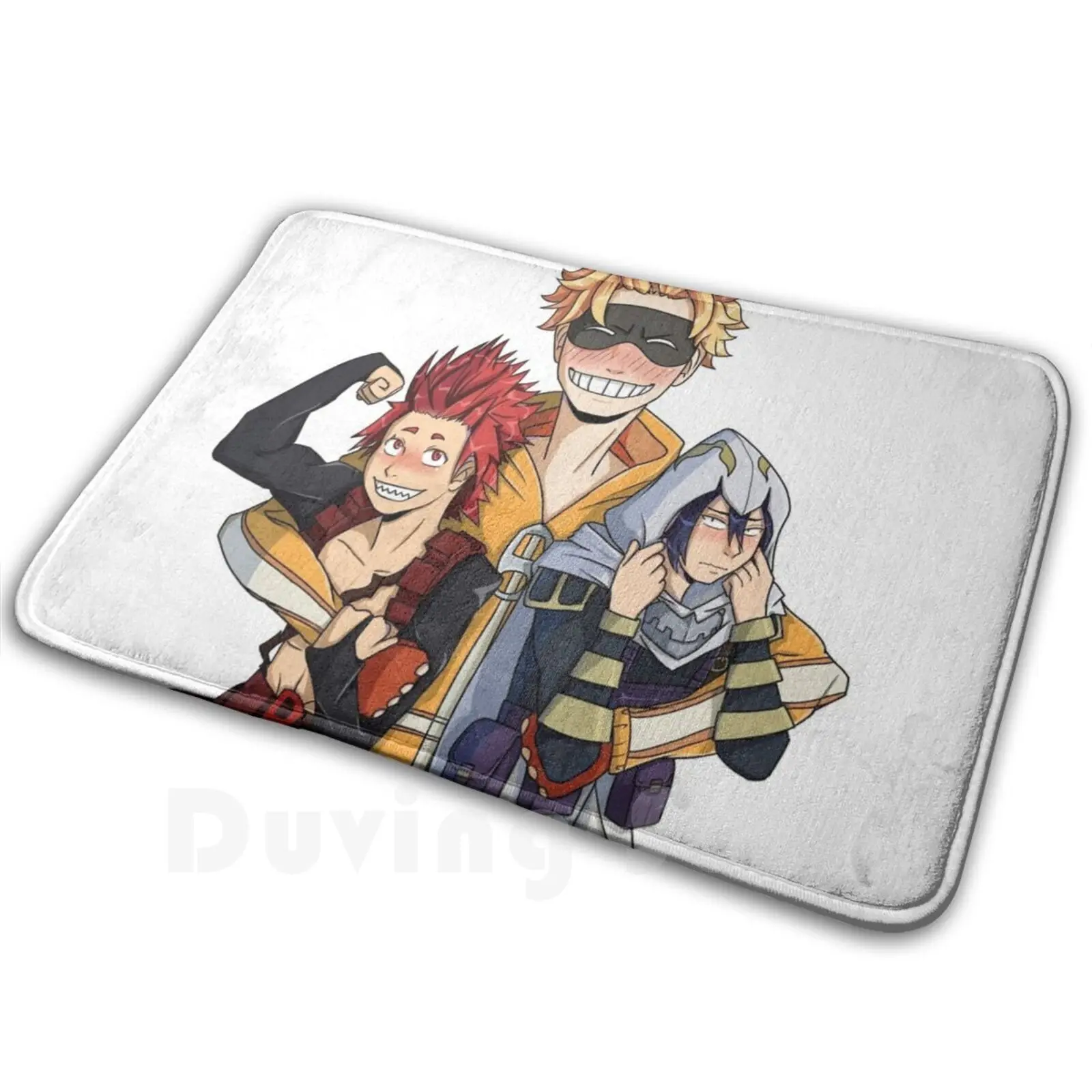 Fatgum Redriot Suneater Carpet Mat Rug Cushion Soft Non-Slip Mha Redriot Amajiki Kirishima Fatgum Suneater Bnha