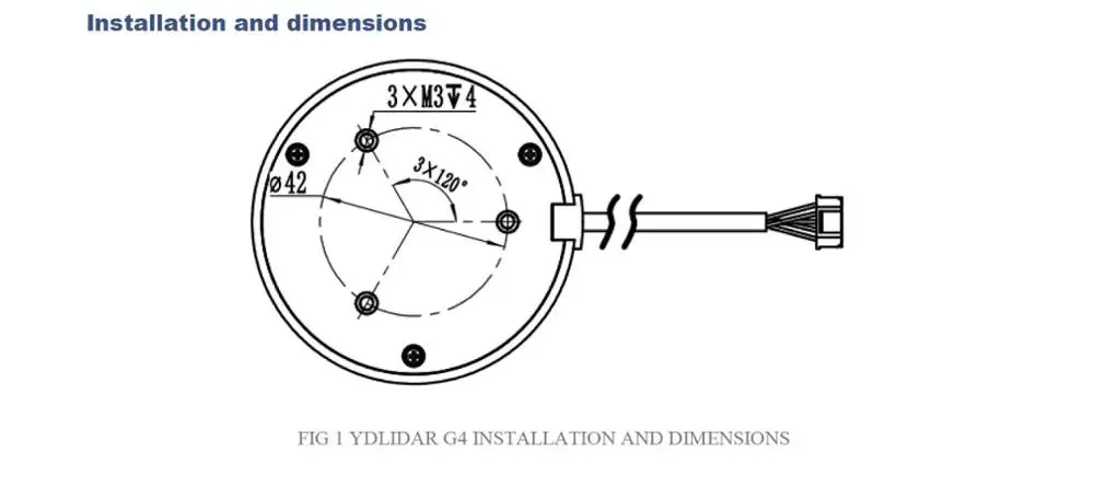 G4 lidar 16m sensor de distância, para navegação e prevenção de obstáculos, para chão, tela de parede, interação eai ydlida