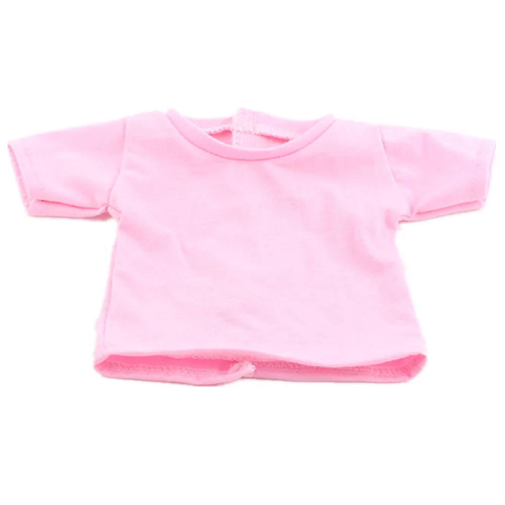 Vestiti per bambole t-shirt tinta unita per bambola da 16-18 pollici e bambola nata da 43 cm e Nenuco, la nostra generazione, bebe Reborn, giocattoli per ragazze