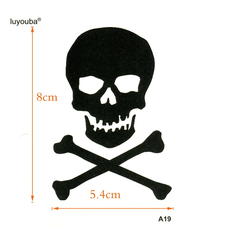 Skull Temporary Tattoo Sticker Fake Tattoo fake tattoo waterproof  tattoo Men Henna Tatoo Stickers tatuaje temporal