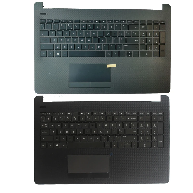 UK laptop keyboard for HP 15-BS 15-BS015DX 15-bs573tx 15-bs007tx TPN-C129 925008-001 PK132043A00  Palmrest Upper cover