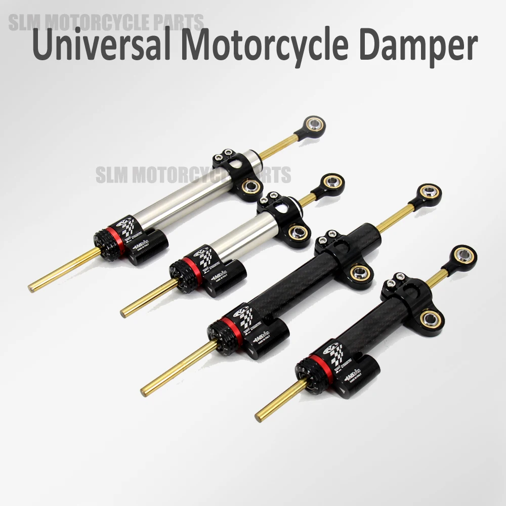 

345mm 255mm Universal Motorcycle Adjustable Steering Damper Stabilizer For Yamaha MT10 MT-07 MT09 ZX6R YZF R6 CBR650R CB1000R