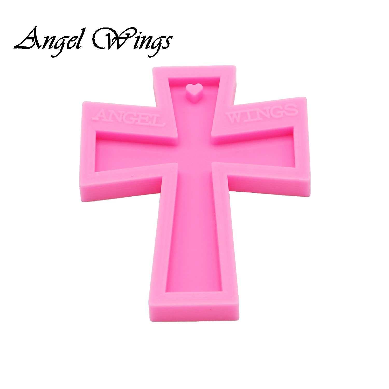 Shiny Cross Silicone Molds DIY Jewelry keychain mould Epoxy Resin Crafting Mold Custom DY0154