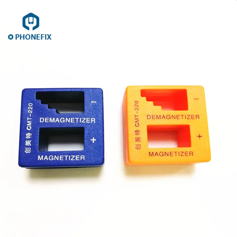 Nuovo CMT-220 cacciavite magnetico Pick UP strumento arancione blu magnetizzatore smagnetizzatore per cacciavite punte punte piccoli strumenti