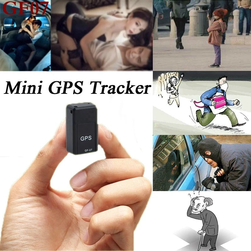 Mini GPS Tracker Gf 07 Vehicle 2G Locator for Car Bicycle Dogs Cats Kids Motorcycle Bike Location Tracking Device Accessory