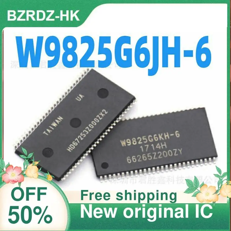 10PCS W9825G6JH-6 W9825G6JH TSOP54   New original IC