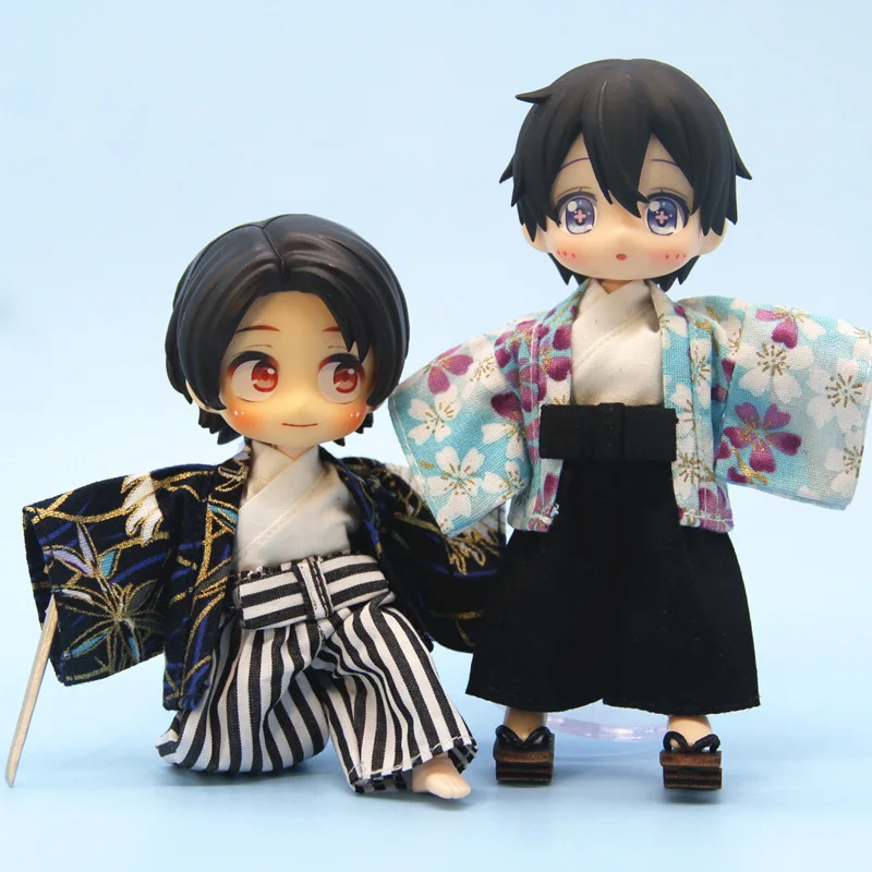 

OB11 Doll Clothes set suitable for ob11 gsc kimono and yukata three-piece Japanese style doll accessories