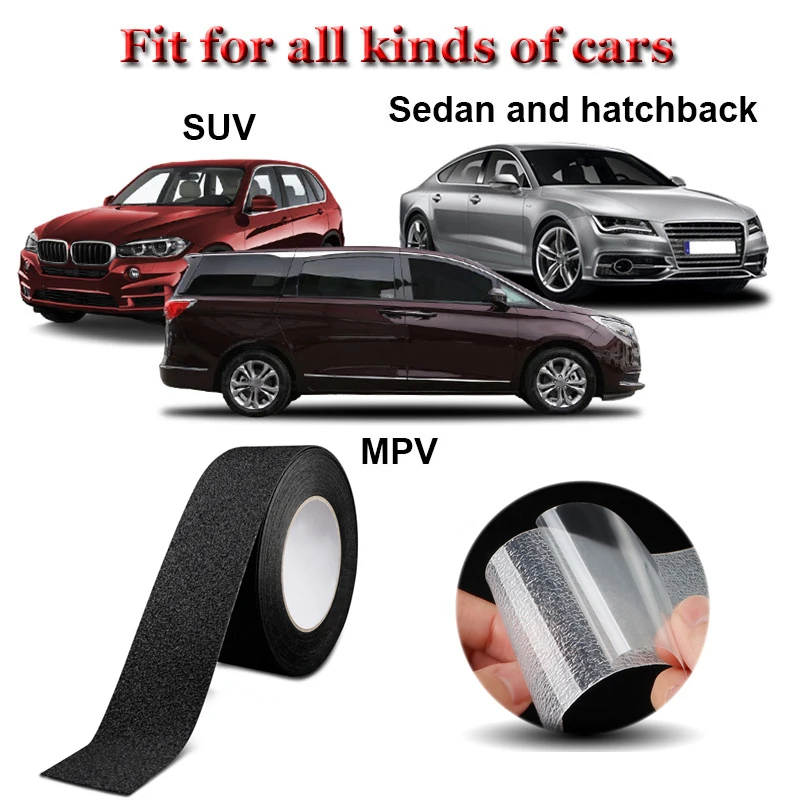 Car Styling PEVA Rubber Non-slip Tape Stickers Car Door Anti-collision Strip Door Edge Protector Sticker Automobiles Accessories