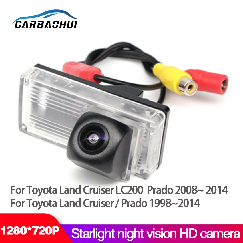 

Car Starlight night vision rear view reversing camera For Toyota Land Cruiser LC200 Prado 2008~ 2014 CCD full HD Waterproof