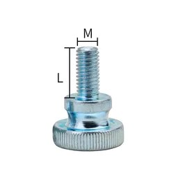 1/5pc M3 M4 M5 M6 M8 M10 DIN464 GB834 Knurl High Step Head Hand Tighten Thumb Screw Curtain Wall Glass Lock Thumbscrew Adjust