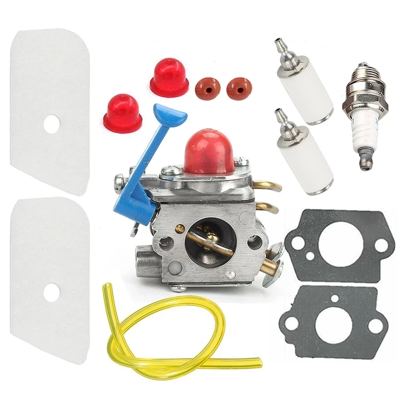 Carburetor Gaskets Filters Kit for Husqvarna 124L 125L 125Ld 128C 128Cd 128L 128Ld 128R Trimmer