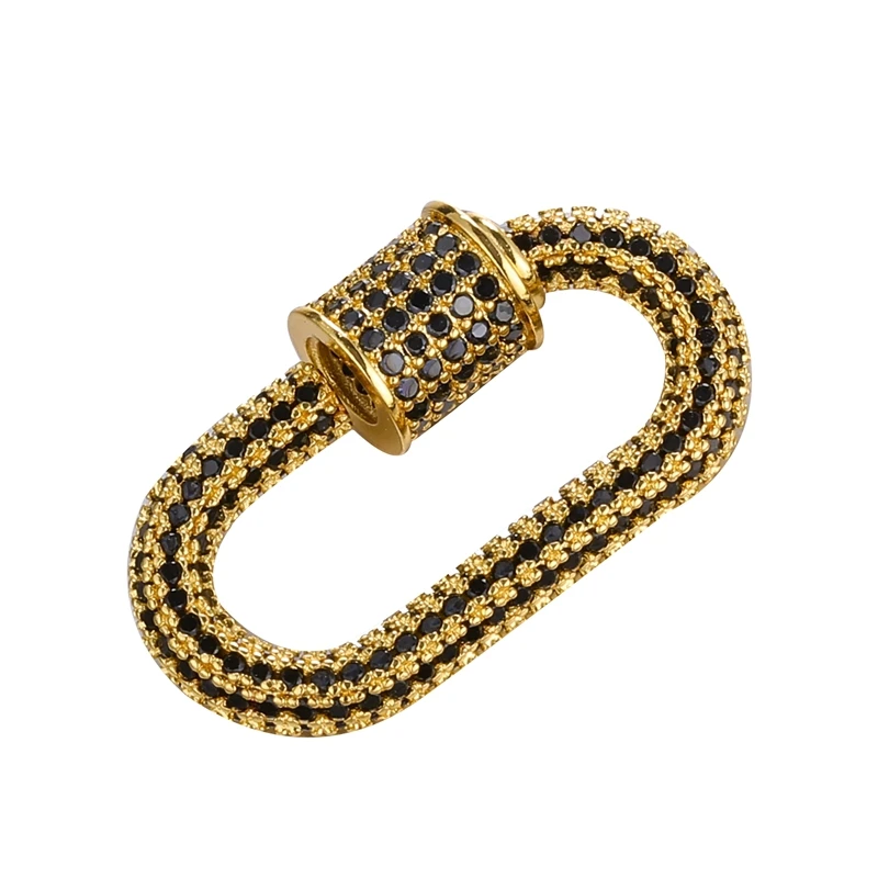 Juya DIY Neue Designer Kostüm Schmuck Machen Liefert Handgemachte Dekorative Anhänger Karabiner Verschluss Schraube Lock Verschlüsse Großhandel – Detail 3