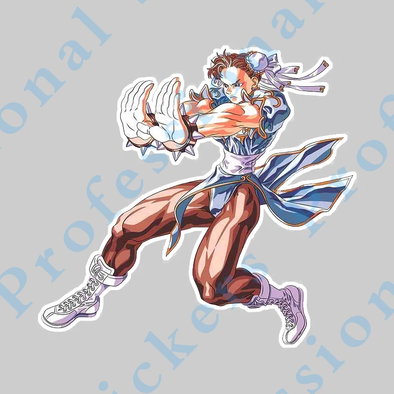 Interesting Arcade Decals Games Chun Li Anime Off-road Car Stickers Decor The Whole Body Cover Scratches Vinyl - Image 5