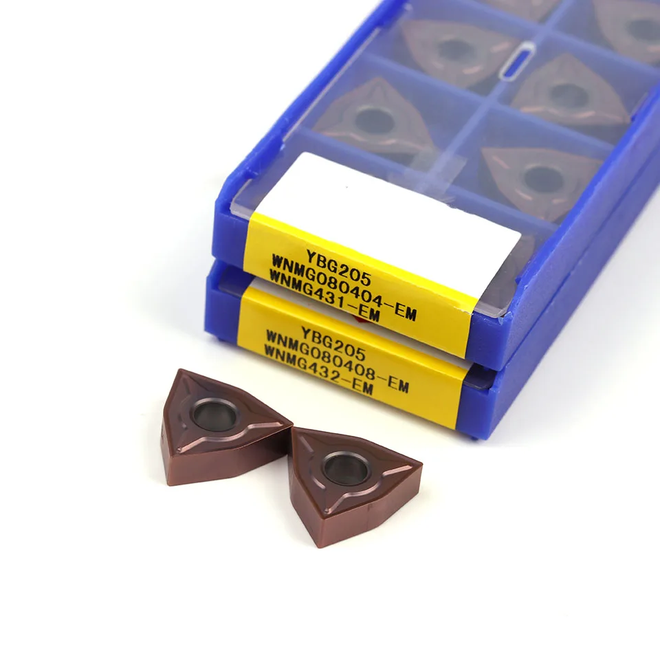 高品質のステンレス鋼旋盤,WNMG080404-EMのプロの回転ブレード,WNMG080408-EM,g205 = M20-M40