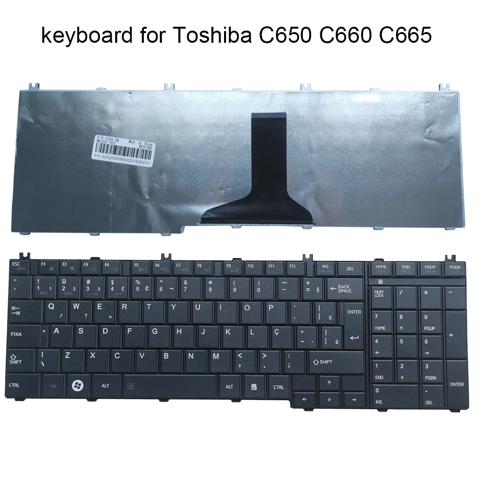 

BR/Brazil Brazilian laptop Keyboard pc for Toshiba Satellite Pro C650 C660 C665 L750 L770 L670 L675 L775 L675D L670D C660D C650D