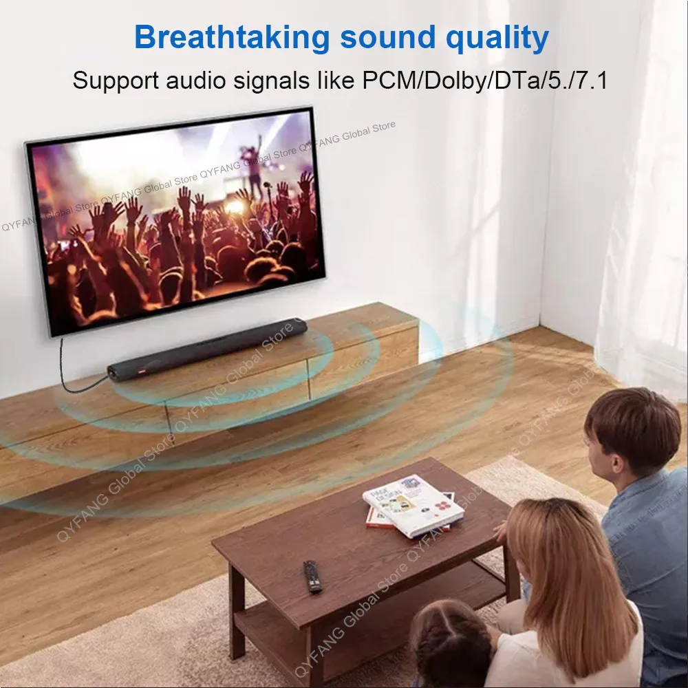 Cyfrowy optyczny przewód Audio Toslink koncentryczny SPDIF Dolby 7.1 Soundbar 5.1 kabel światłowodowy do kina domowego HI-FI Sound Bar PS4 Xbox