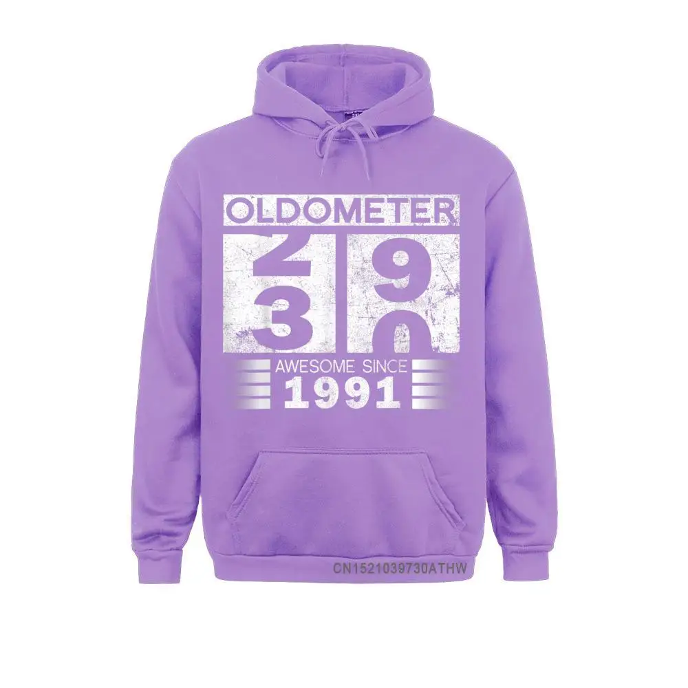 Latest Oldometer 29-30 Awesome Since 1991 Funny 30th Birthday Custom Men Sweatshirts Student Hoodies Clothes