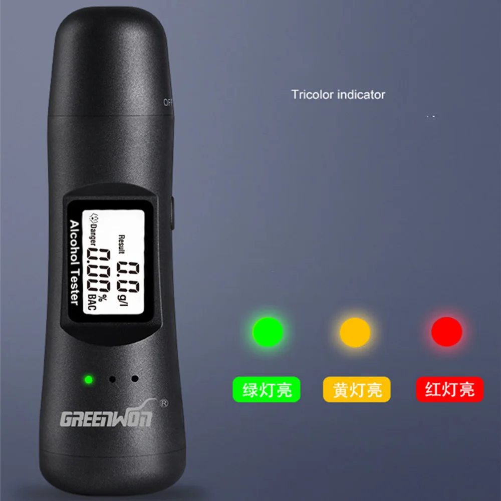 GREENWON Digital Breathalyzer Non-Contact Breath Alcohol Tester Analyzer Alcohol Content