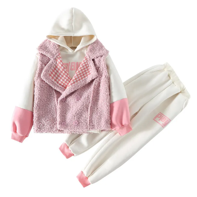 Survêtement Enfant Garçon Fille - Ensemble Sweat Capuche + Pantalon Jogging Sport Automne Hiver 3-14 Ans