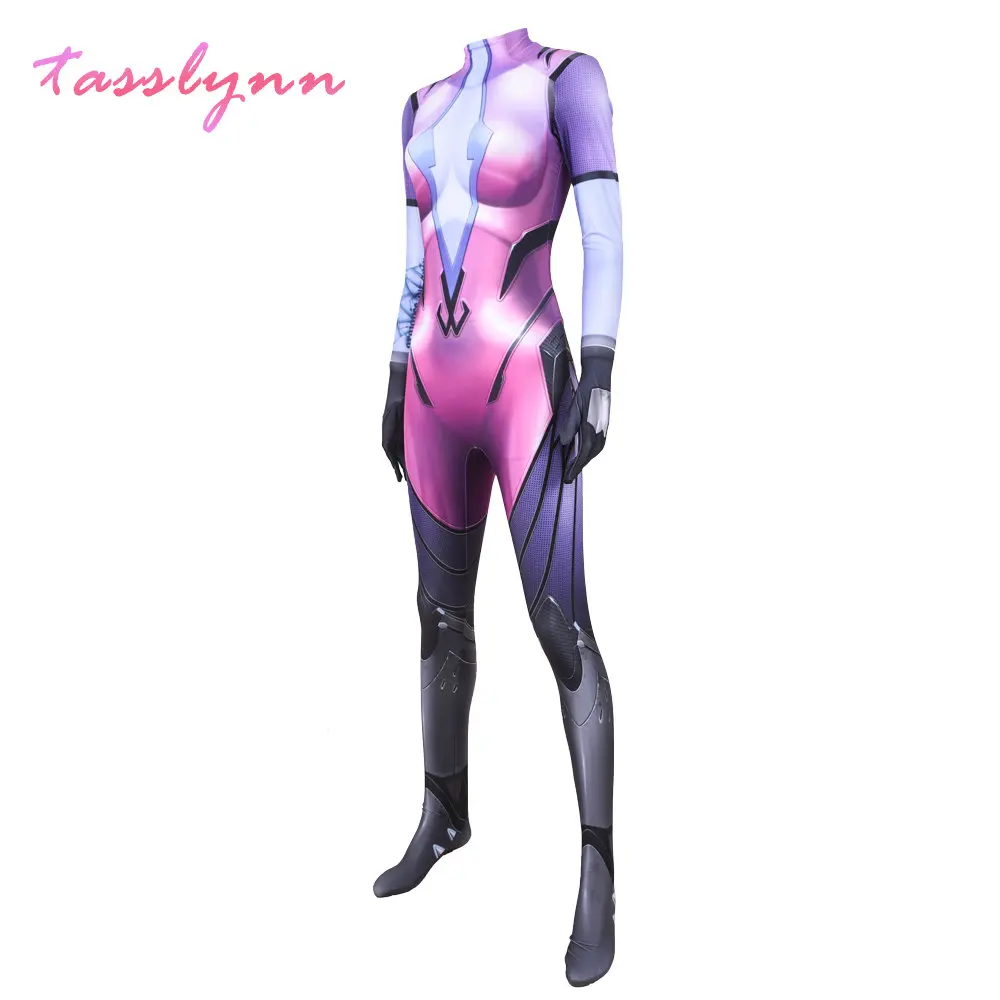 Game Overwatch Costumes Widowmaker Cosplay Costume Women Female Girls Suit Zentai Superhero Geek Girl Bodysuit Adults/