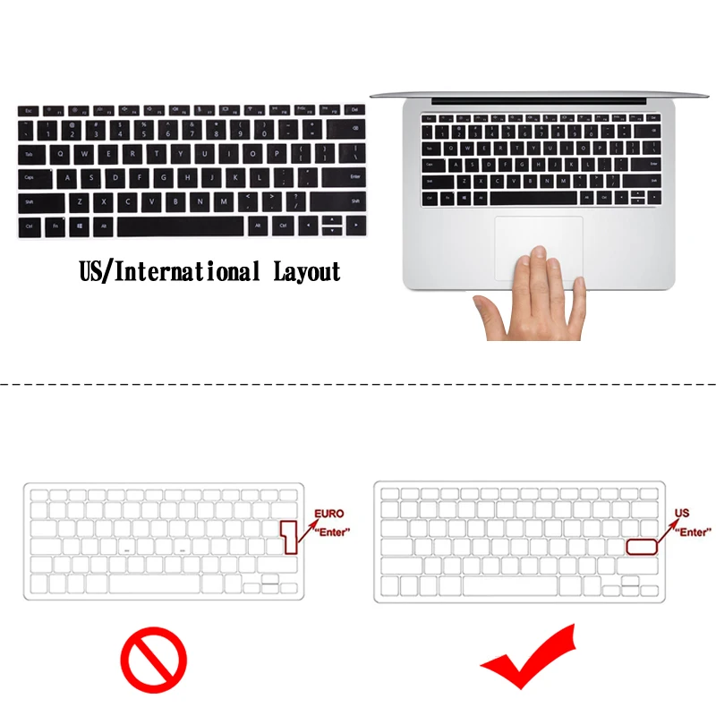 Película protetora para teclado, huawei matebook 14/d14/d15/matebook x pro 13.9/x 2020/magicbook pro 16.1/honor magicbook 14/15