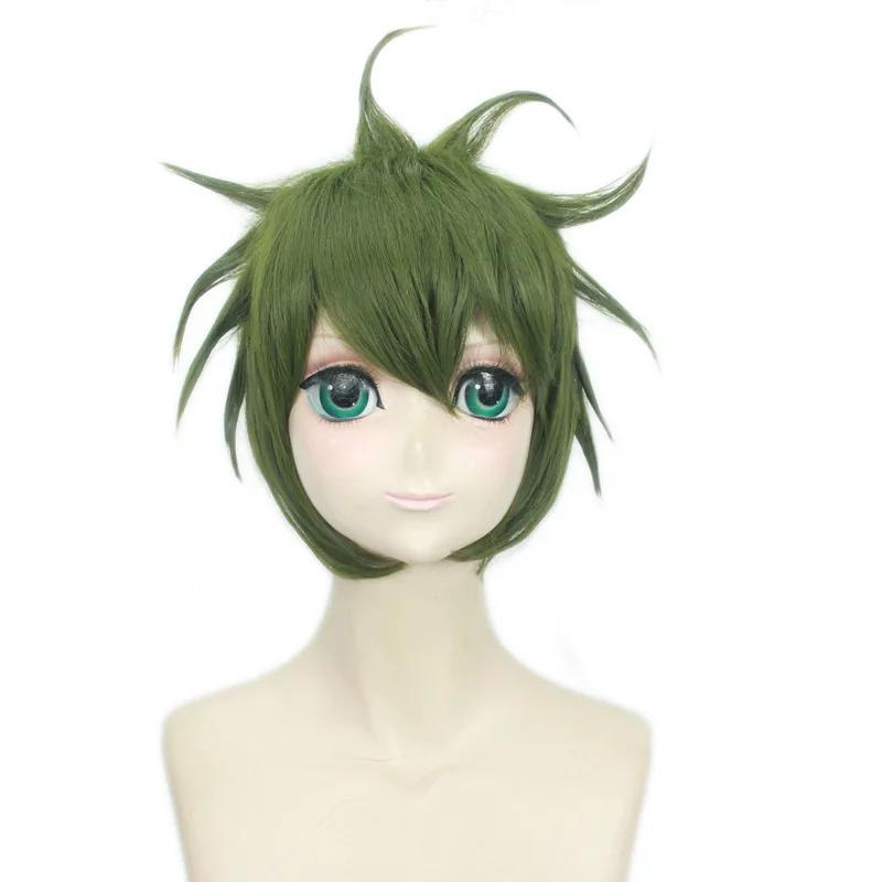 

Rantaro Amami Cosplay Wigs Mioda Ibuki Playing Short Colorful Long Straight Hair Halloween 1:1 Wigs