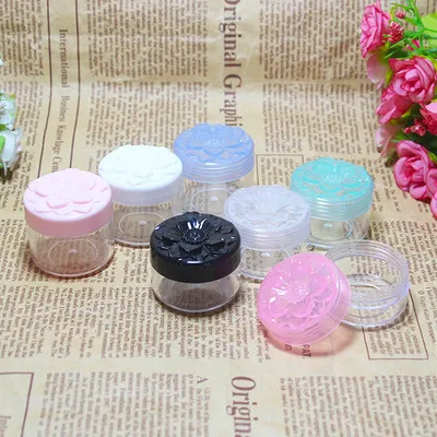 

20/50Pcs Cosmetic Jar 10/15/20g Small Empty Cosmetic Refillable Bottles Plastic Eyeshadow Makeup Face Cream Jar Pot Container