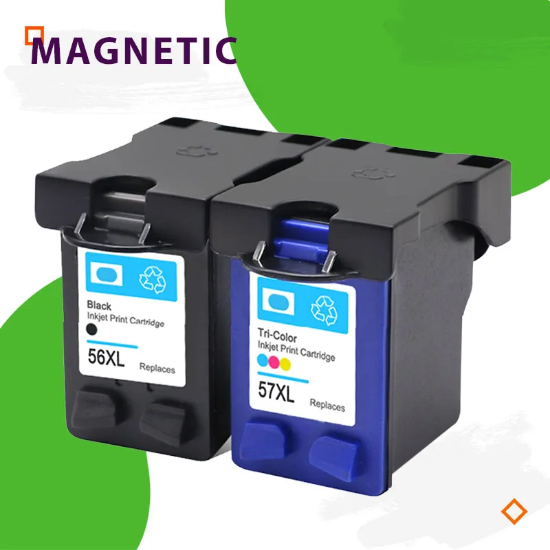 NEW HP56XL 57XL ink cartridge replacement for hp 56 57 hp56 hp57 Deskjet 450 450cbi 450ci 450wbt F4140 F4180 5150 5550 printer