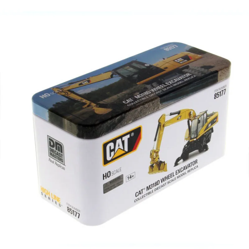 1/87 Scale Alloy CAT M318D Wheel Excavator-High Line Diecast Construction Truck for Toys Collection Series 85177 Type Home Shows