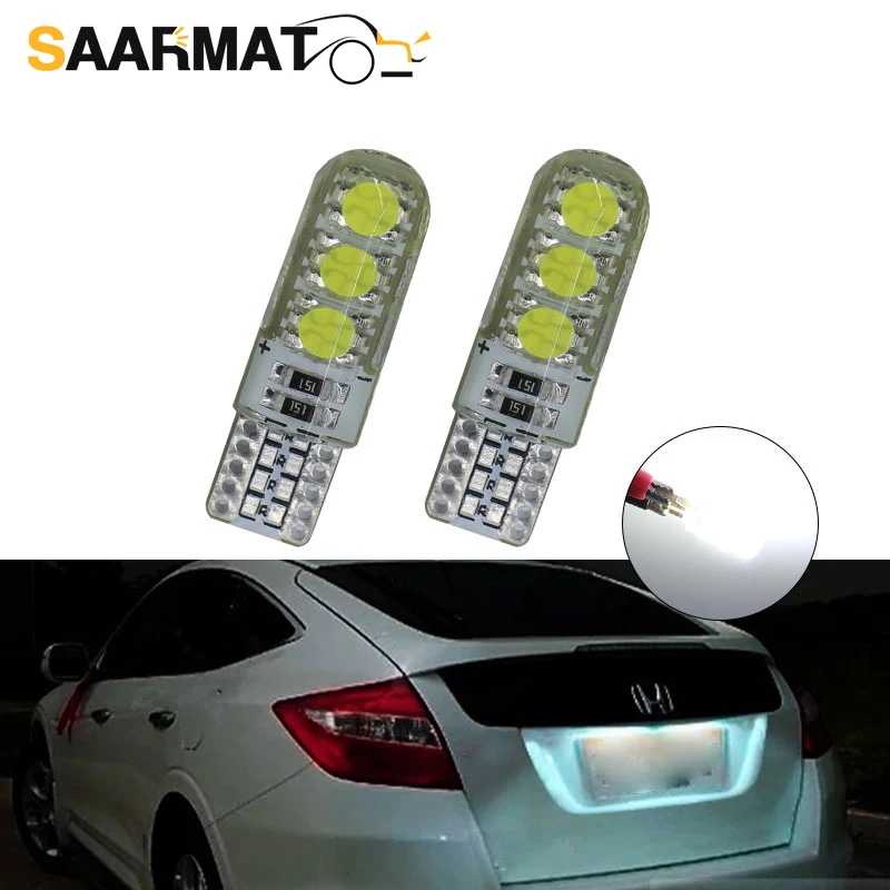 2PCS Clearance Bulbs W5W T10 Car Interior Lamp LED Car Side Wedge Light for Fiat Punto (188) Punto/Grande Punto (199) Punto Evo