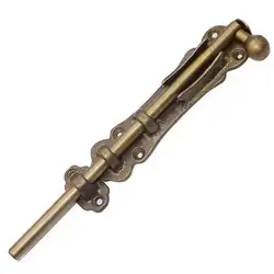 1 Set High Quality Gate Latch Sliding Lock Solid Brass Flip Latch Safety Door Bolt Latch Lock  Hardware For Garden Door Lock