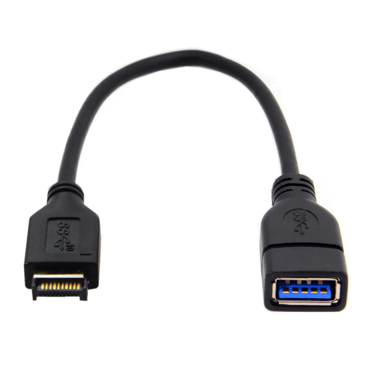 

Type-A USB 3.0 Female to USB 3.1 Front Panel Header Extension Cable 20cm