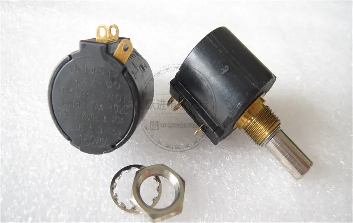 Original new 100% 3548H-1AA-102B wire wound 1K 5 turns 1.5W potentiometer handle length 20mm (SWITCH)