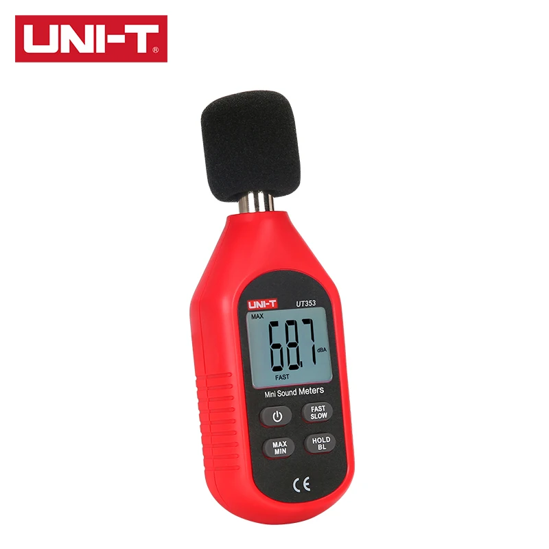 UNI-T UT353 Mini-Geräuschtester, Miniatur-Kondensatormikrofon, Erfassungstechnologie, Bandpass-Technologie, Netzwerk-Design