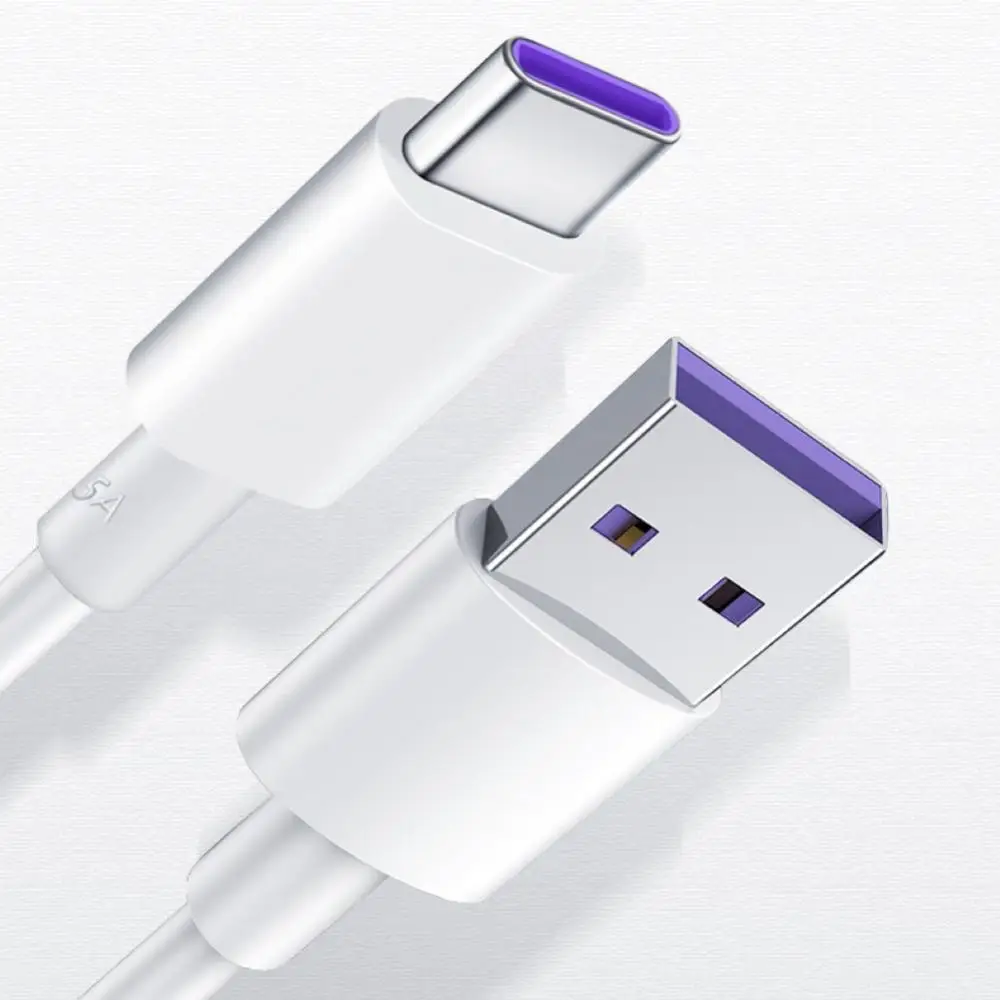 1/1/1/2m 5A cavo di ricarica dati USB type-c Super veloce cavo di trasferimento dati per accessori per telefoni cellulari Huawei