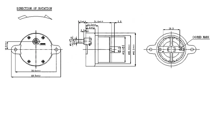 JS40 DC moteur à engrenages 12V 24V 10 tr/min muet en plastique Nylon engrenage Micro basse vitesse Mini électrique petit moteur moteur électrique à courant continu