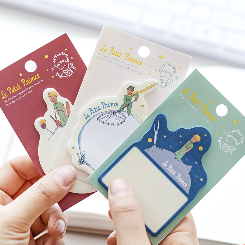 30 Sheets Little Prince Memo Pad Paper Sticky Notes Planner Sticker Paste Kawaii Stationery Papeleria Office School Supplies