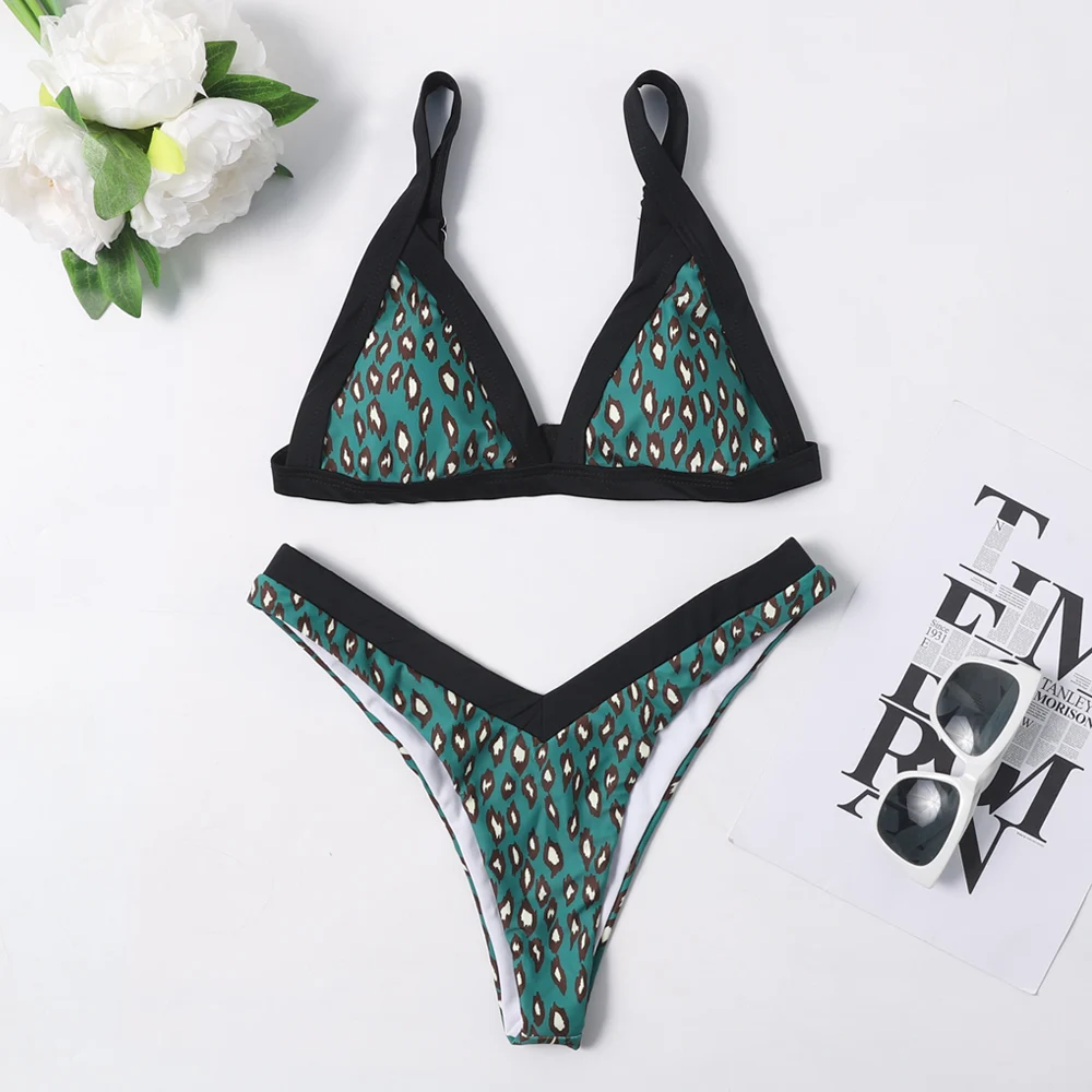 2020 Solid Swimsuit High Waist Bikini Women\'s Swimsuit Push-up Bikini Set Patchwork Bikini Brazilian Summer Beach Swimsuit