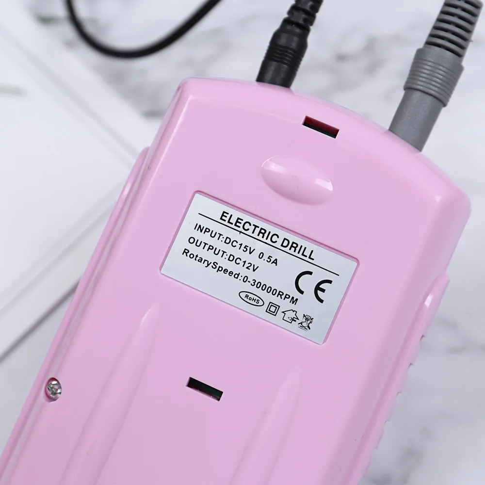 30000 RPM Rechargeable Nail Drill Machine Portable Strong Nail Drill Electric Manicure Set Polishing Tools