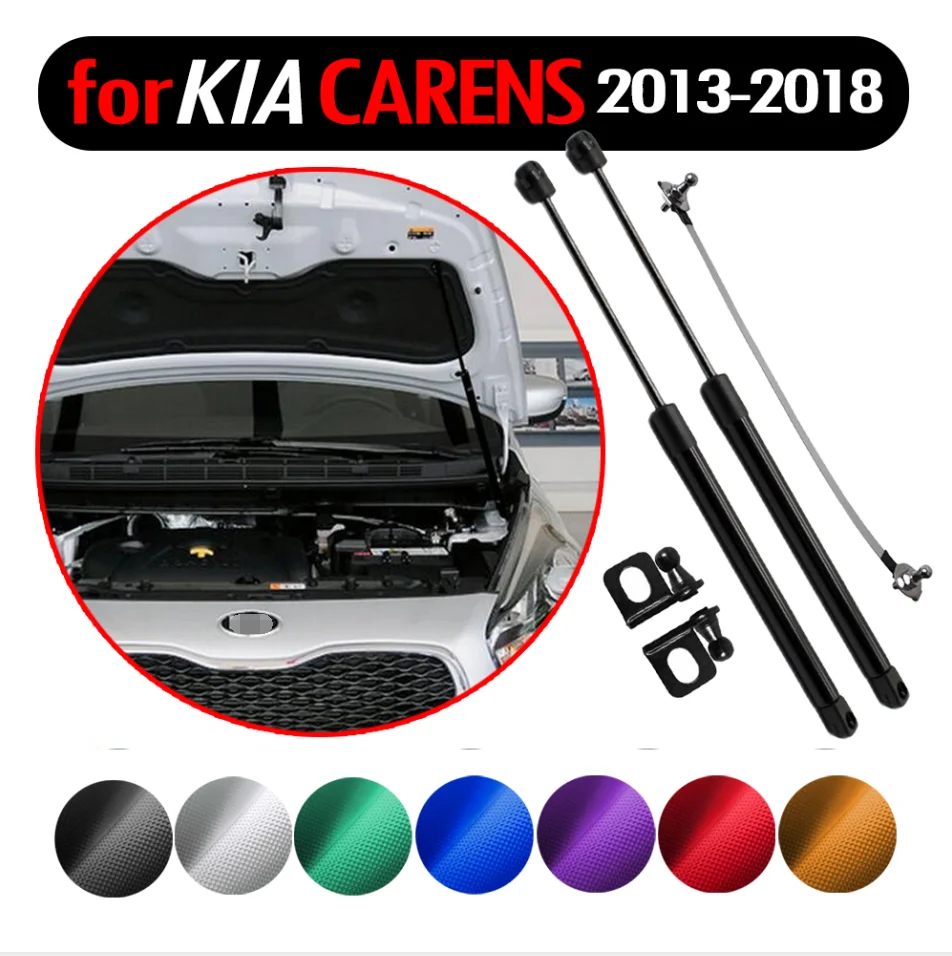 

Car Styling Auto Front Hood Bonnet Modify Gas Struts Lift Support Shock Damper for Kia Rondo for Kia Carens 2013-2018 Absorber