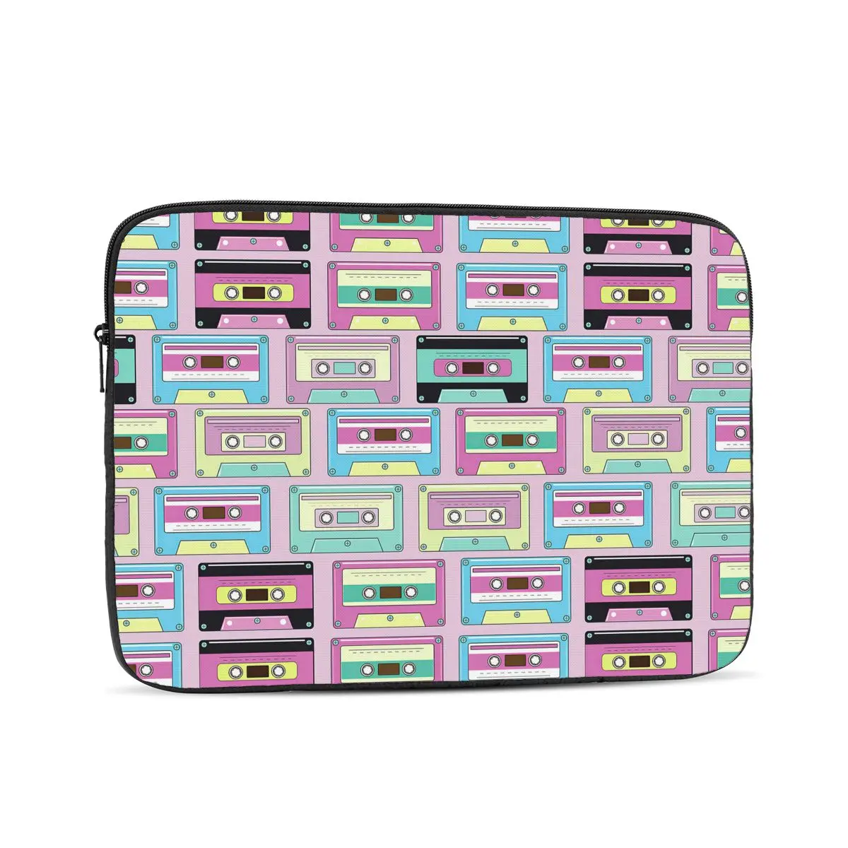 

Cute Cassettes Seamless Pattern Computer ipad Laptop Cover Case17 15 13 12 10 Inch Laptop Sleeve Bag Portable Cover Fundas Pouch